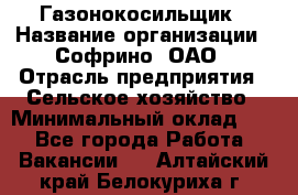 Газонокосильщик › Название организации ­ Софрино, ОАО › Отрасль предприятия ­ Сельское хозяйство › Минимальный оклад ­ 1 - Все города Работа » Вакансии   . Алтайский край,Белокуриха г.